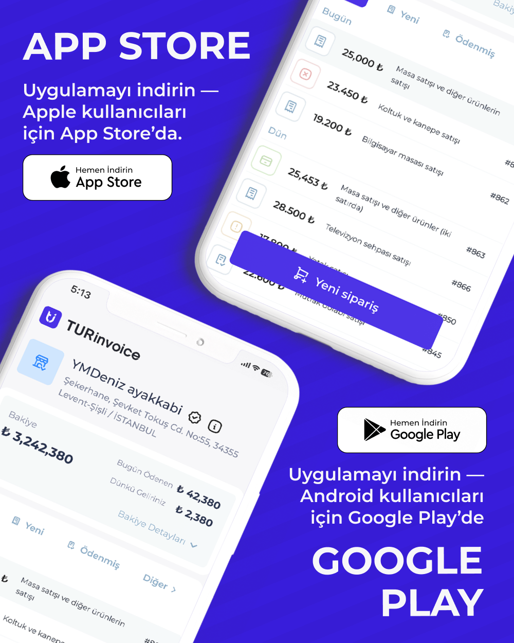 TURinvoice mobil uygulaması